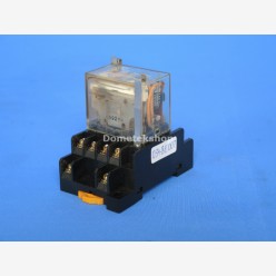 Omron L4YN relay w. base PTF14A